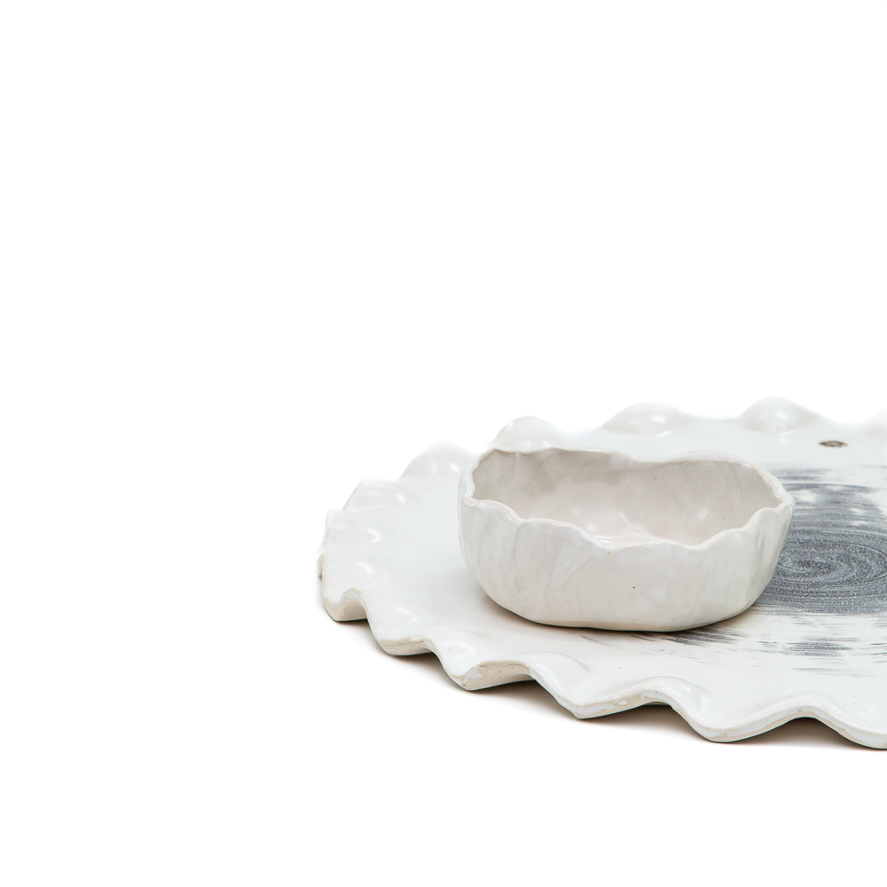 Wave Edge Platter Set